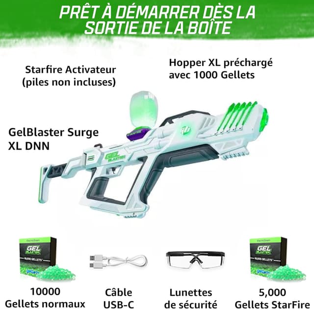 Detalle 2 de Gel Blaster Surge XL, 45 m