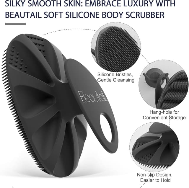 Thumbnail 3 de BEAUTAIL Silicone Body Scrubber 1 Pack 🛁