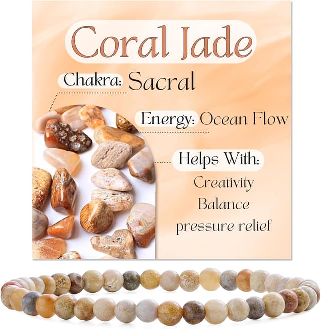 Detalle de Bivei Kristall Armband 4 mm Perlen für Yoga