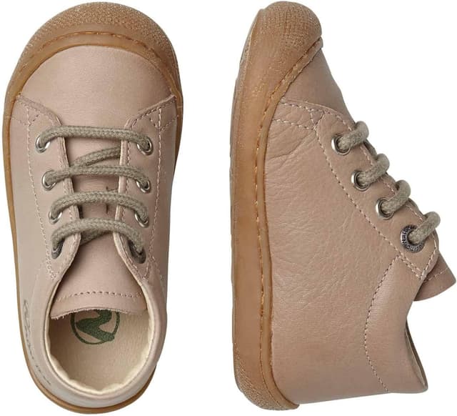 Detalle 2 de Naturino Lauflernschuhe aus Leder mit Wollfutter – Schnürschuhe für den Start ins Gehen