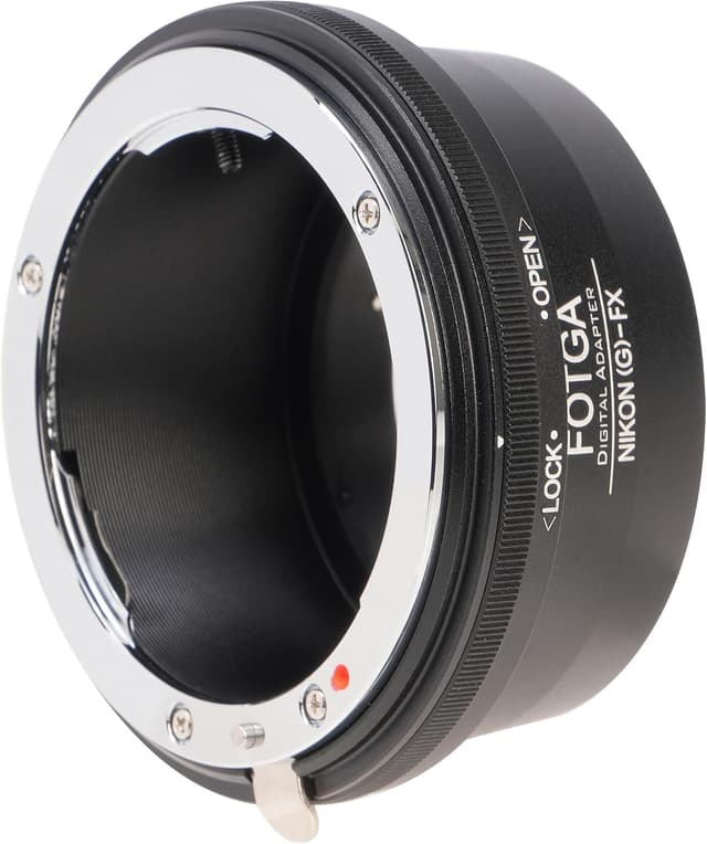 Detalle 1 de Hersmay Objektiv-Adapterring Nikon G/F/AI/AIS/D/AF-S auf Fujifilm FX-Mount für X-H2S, X-Pro3, X-T5 & mehr