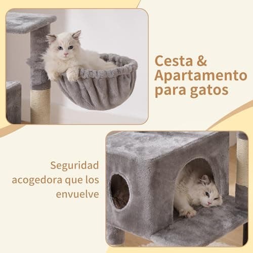 Detalle 2 de Heybly HCT200SW rascador 125 cm