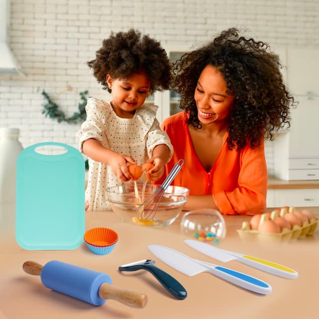 Thumbnail 5 de Kids Cooking Set Real Baking Utensils — Junior Chef Kit