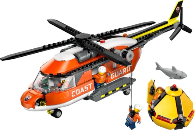 Detalle 1 de LEGO City Hubschrauber 60503 mit Seilwinde
