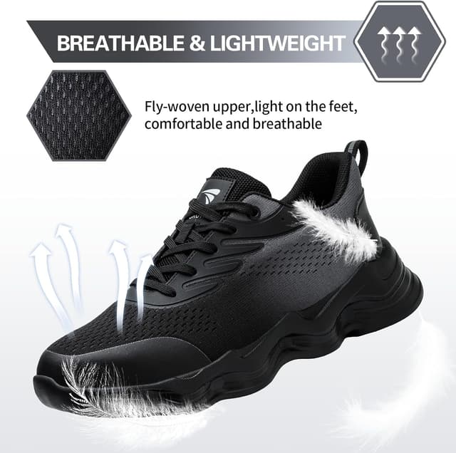 Thumbnail 6 de Steel toe safety trainers with 200J protection
