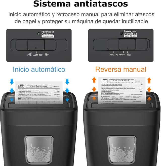 Thumbnail 4 de C261-C Trituradora de Papel 8 Hojas