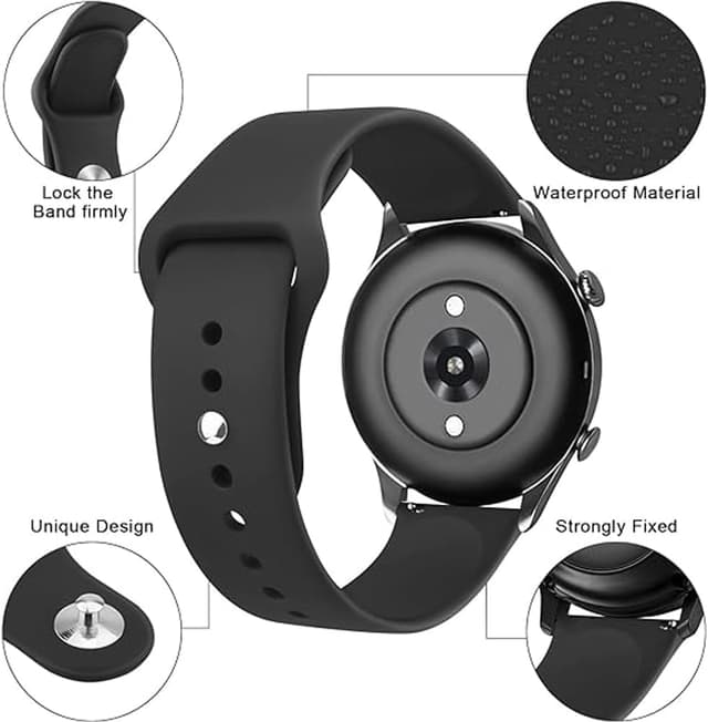Thumbnail 3 de Huawei Watch GT 2/GT 3 replacement 20mm silicone strap