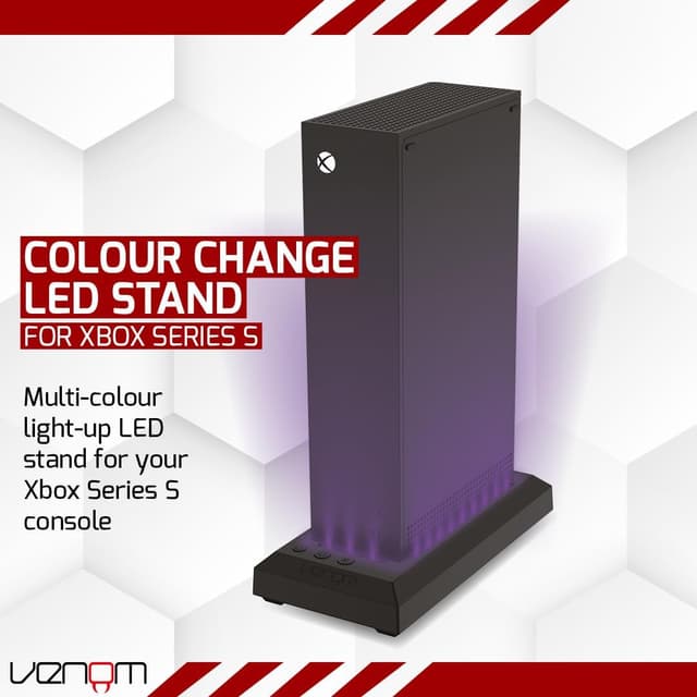 Detalle de Venom LED light-up console stand for Series S