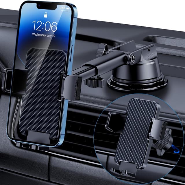 Detalle de GUWEZ Car Phone Holder 3 in 1