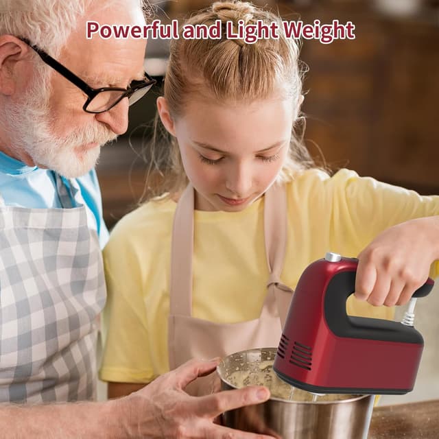 Detalle de Yomelo 9-Speed Digital Hand Mixer 400W