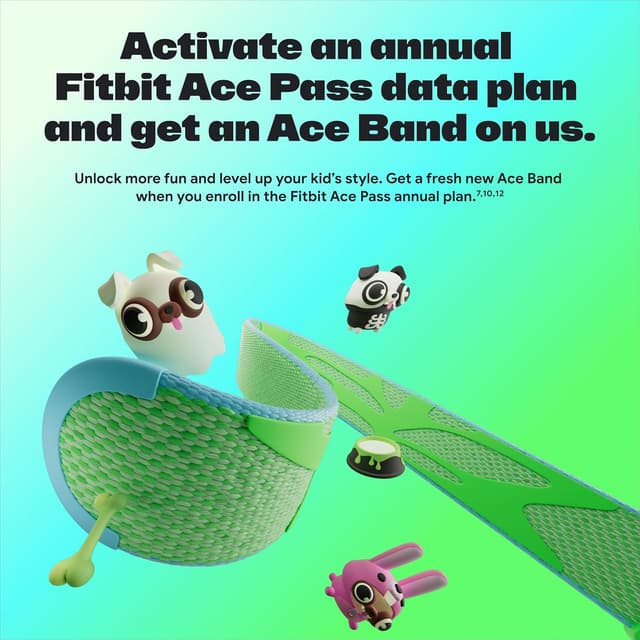 Thumbnail 1 de Fitbit Ace LTE Kids Smartwatch 16+h