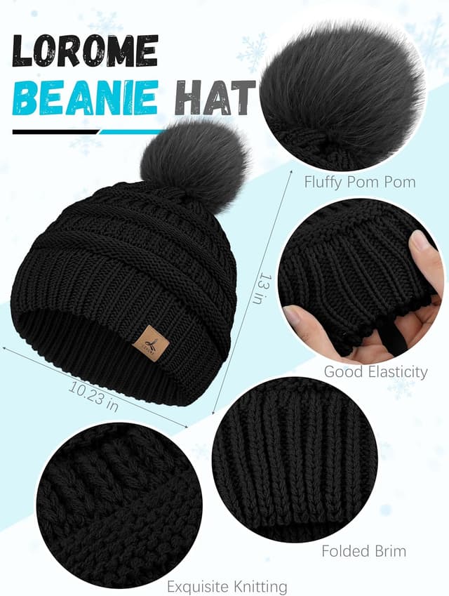 Detalle 2 de Winter Hat Set 4-in-1 đź§Ł