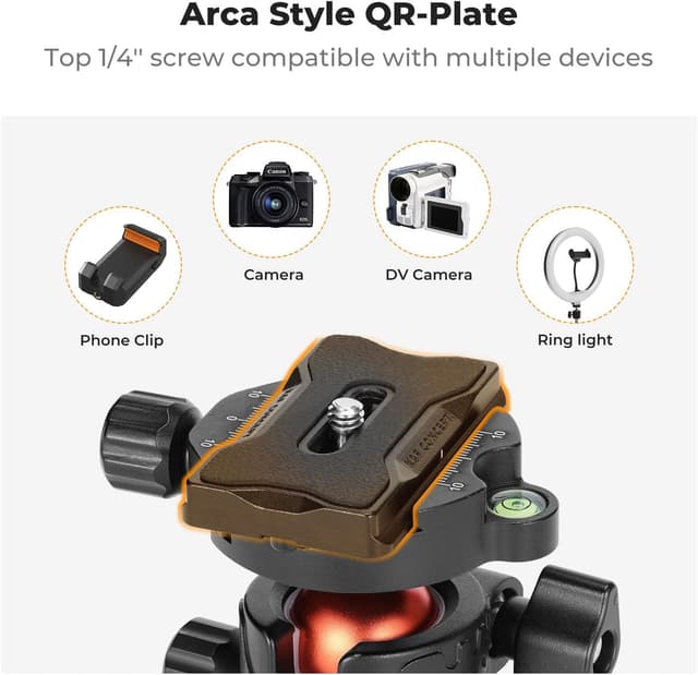 Thumbnail 3 de K&F CONCEPT 28mm Ball Head 10kg capacity