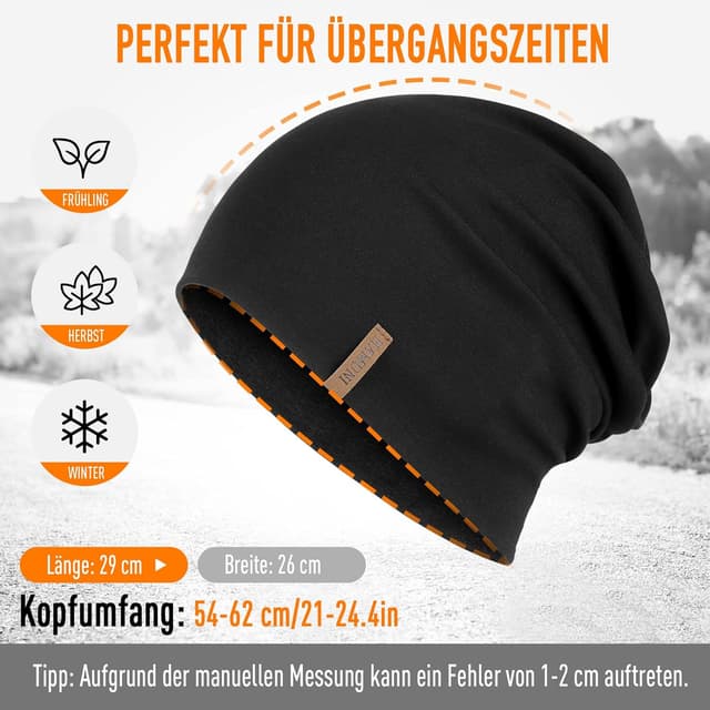 Thumbnail 5 de Mütze Slouch Beanie Baumwolle Unisex