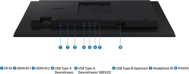 Detalle de Samsung LS24D406GAUXXU 24" Full HD IPS monitor with speakers