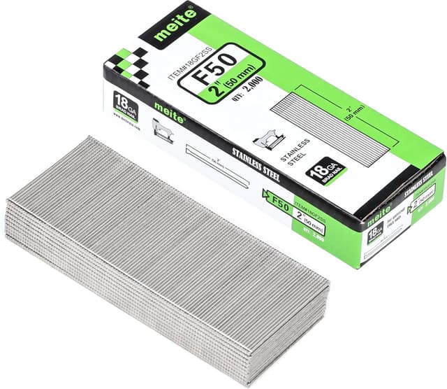 Thumbnail 6 de meite 18 Gauge Stainless Steel Brad Nails (18G/32 mm) – 304 Stainless 2,000-Pack