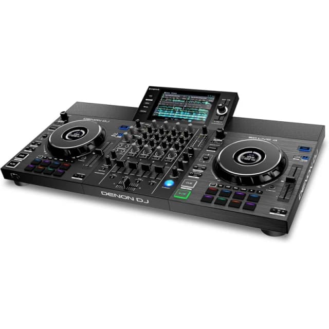 Detalle de Denon DJ SC LIVE 4 controlador DJ autónomo negro con streaming