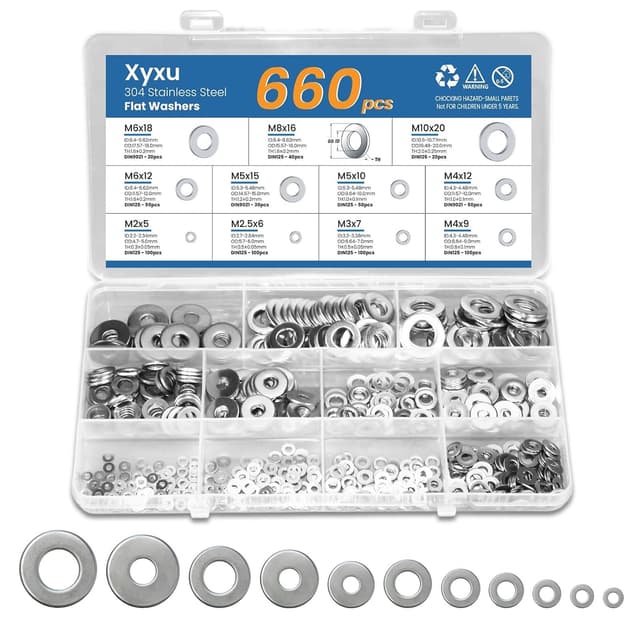 Imagen de Xyxu 660pcs Stainless Steel Washers en OfertitasTOP