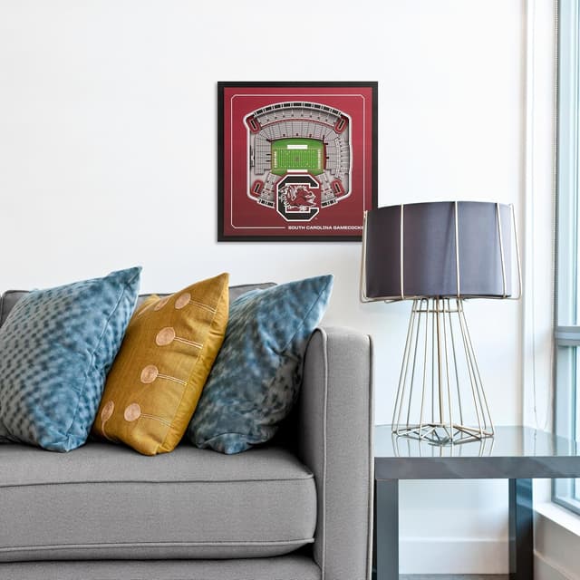 Detalle de YouTheFan Officially-Licensed NCAA Stadium Series 3D Wall Art (12” x 12”)