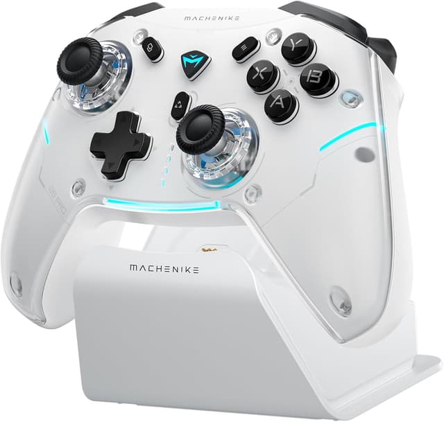 Detalle de Machenike G5PROMAXSE: controller Bluetooth con base di ricarica e joystick a effetto Hall