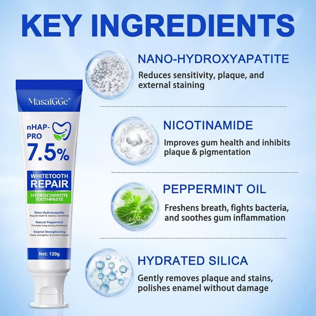 Thumbnail 1 de Feeliville Dentifricio all'idrossiapatite 120 g 🦷