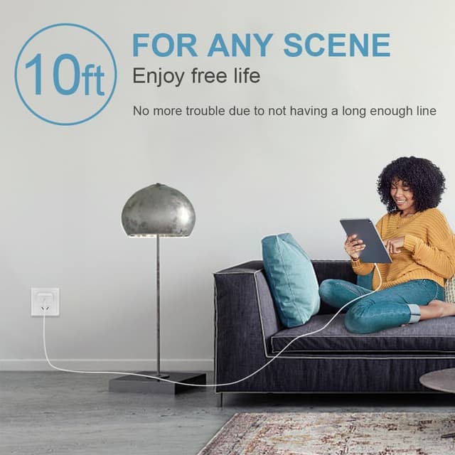 Thumbnail 6 de Novobit 10FT iPhone Fast Charging USB-C Charger (20W PD) 2-Pack