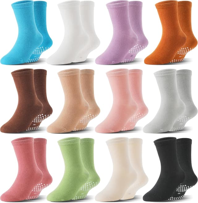 Thumbnail 6 de Welwoos 12 Paare Stoppersocken Kinder Antirutsch