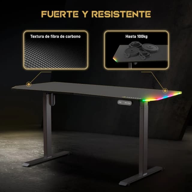 Detalle 2 de Forgeon Battleground Mesa gaming 140x70 cm