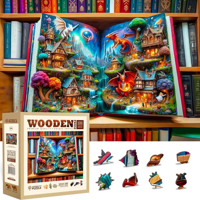Imagen de WOODEN.CITY Enchanted Tales Puzzle 1000 piezas en OfertitasTOP