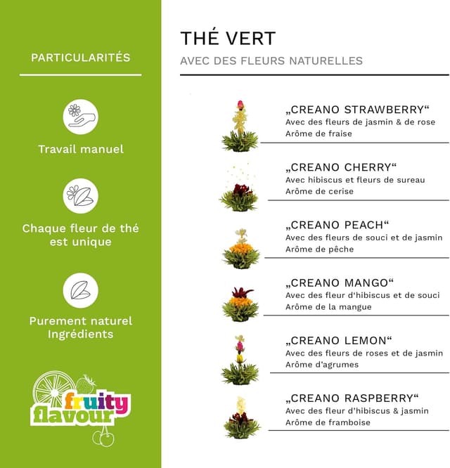 Thumbnail 1 de Creano Coffret Fleurs de Thé 0,5 l 🍵