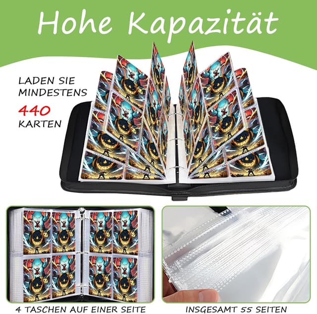 Detalle 2 de Sammelalbum für Karten 440 Karten