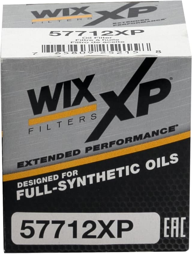 Detalle 1 de WIX 57712XP XP Oil Filter Replacement for Synthetic Oil (Subaru & Saab applications)