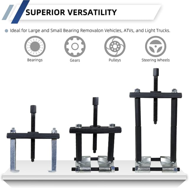 Thumbnail 3 de CCLIFE Kit di estrattori per cuscinetti 14 pezzi con separatori 30-70 mm