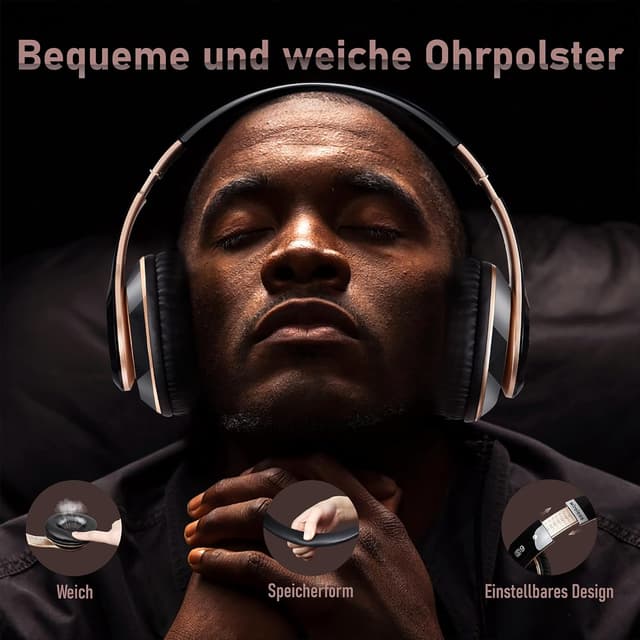 Detalle 2 de Lankey Sound Kopfhörer Over‑Ear 65 Std