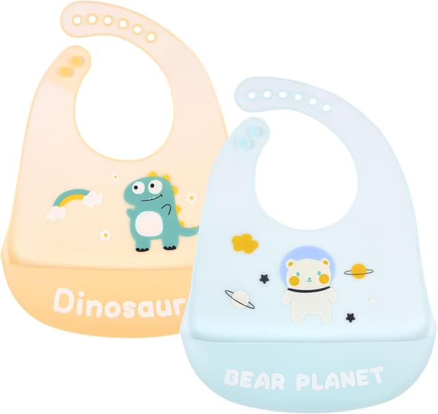 Detalle de Vicloon Bavaglini in Silicone 2 pezzi