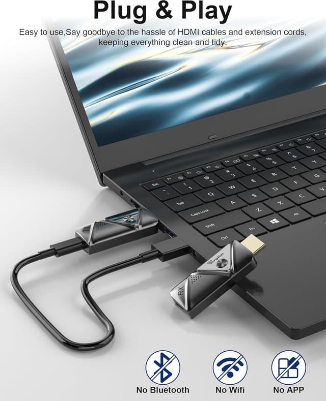 Thumbnail 1 de Wireless HDMI Transmitter and Receiver 1080P @60Hz