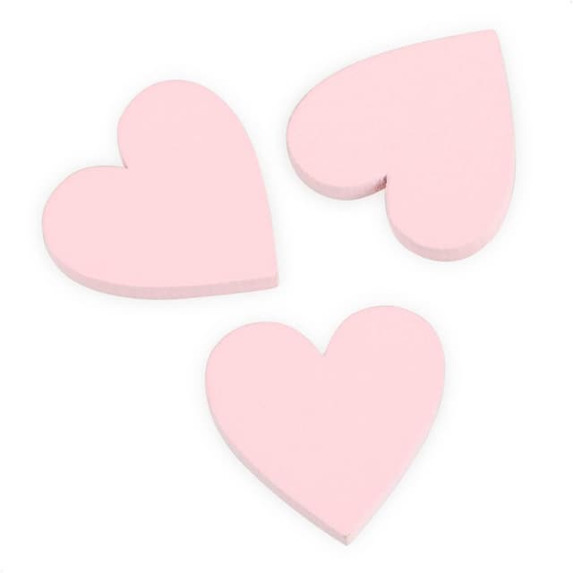 Thumbnail 2 de com-four Coeurs en bois 100 pièces 🎀