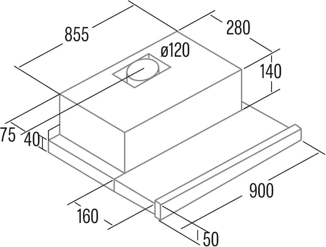 Thumbnail 5 de Cata TF 2003 DURALUM campana 60 cm 390m3/h