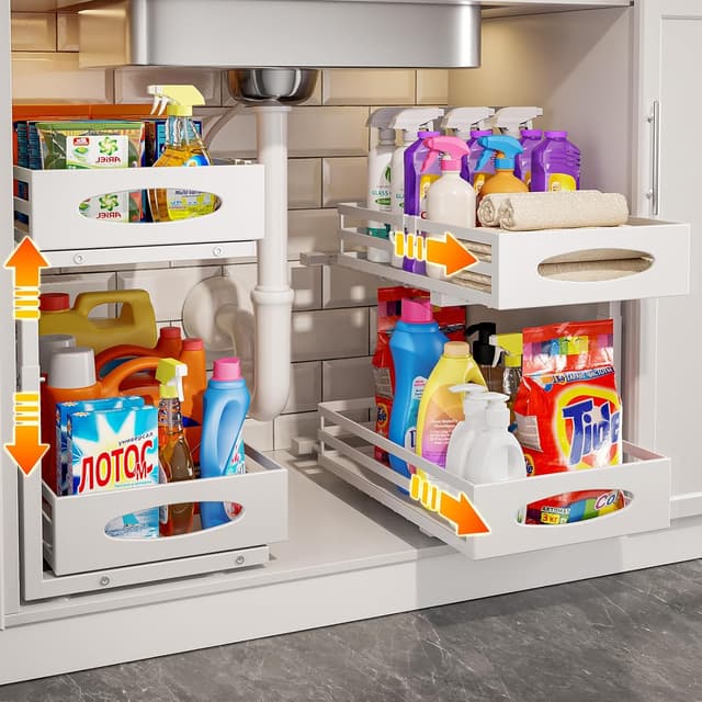 Imagen de mixeshop Under Sink Organizer 16" 2-Tier en OfertitasTOP
