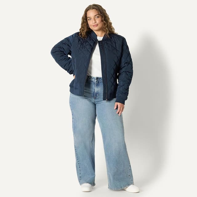 Thumbnail 6 de Amazon Essentials Femme Blouson bomber matelassé à losanges – Coupe classique