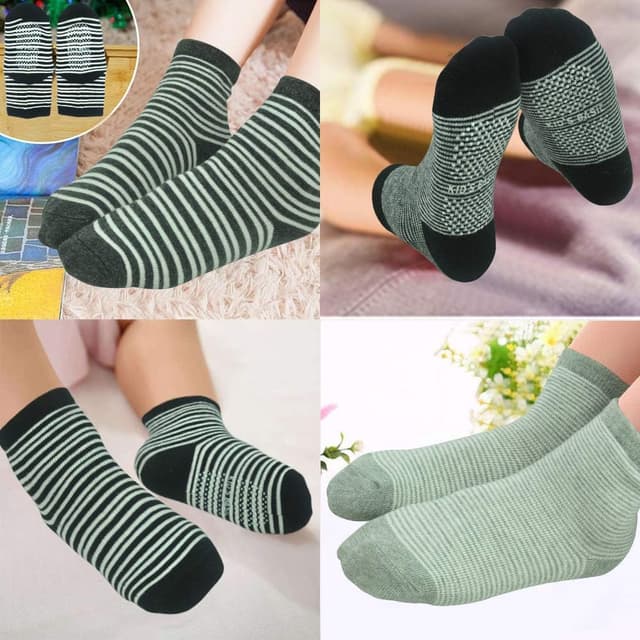 Thumbnail 1 de ELUTONG Stoppersocken Kinder 12 Paar Antirutsch