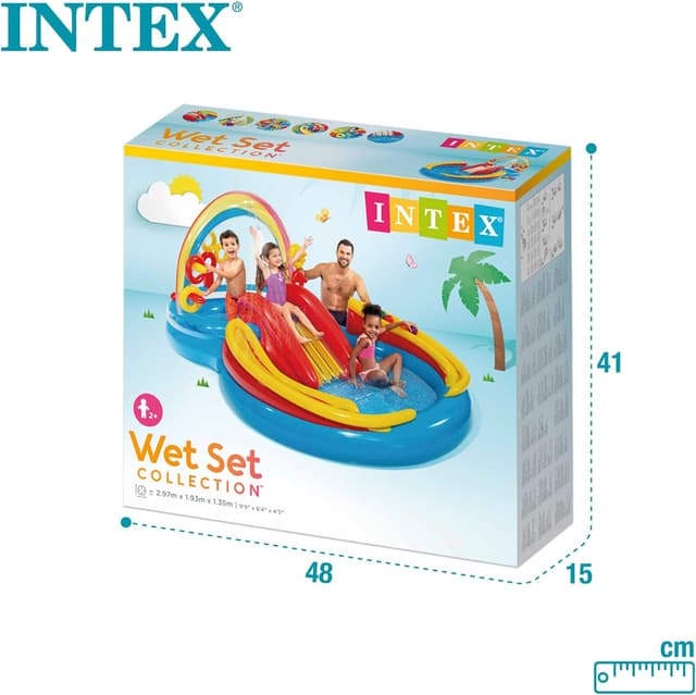 Thumbnail 6 de Intex Rainbow Ring Play Centre 297x193 cm