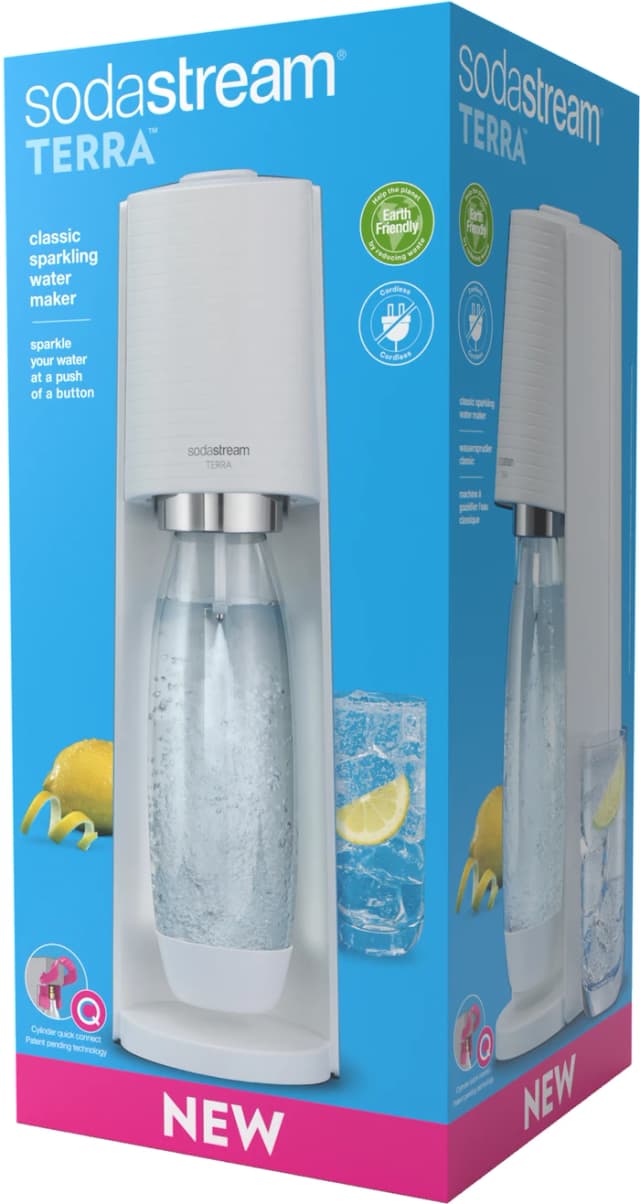 Detalle 2 de Sodastream TERRA Schwarz 60 L CO₂‑Zylinder 🎉