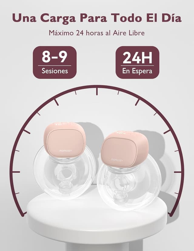 Detalle de momcozy S9 Pro sacaleches eléctrico 180 ml