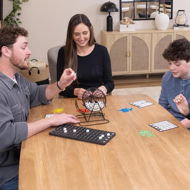 Thumbnail 5 de Elbow Room Games Rolling Cage Bingo Set 🎲