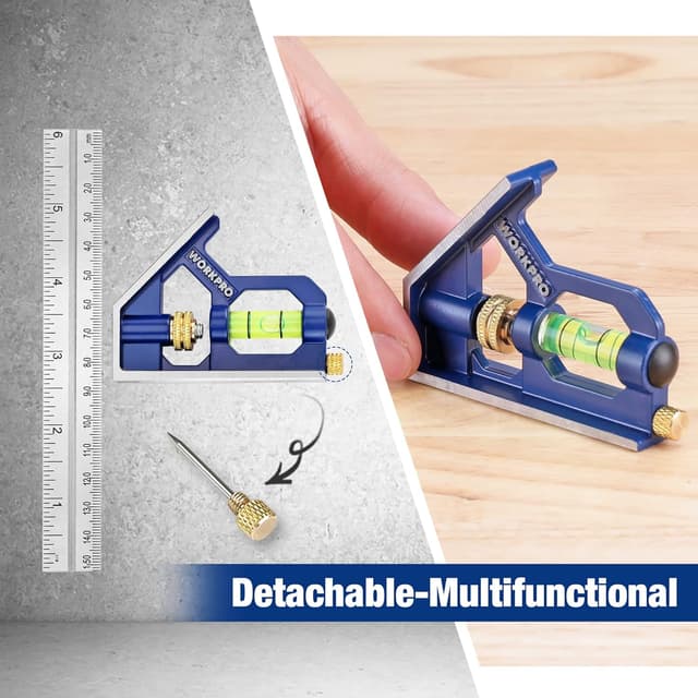 Thumbnail 6 de WORKPRO 150mm Escuadra combinada ajustable