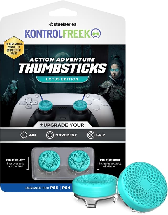 Detalle de KontrolFreek Lotus Thumbsticks PS5/PS4