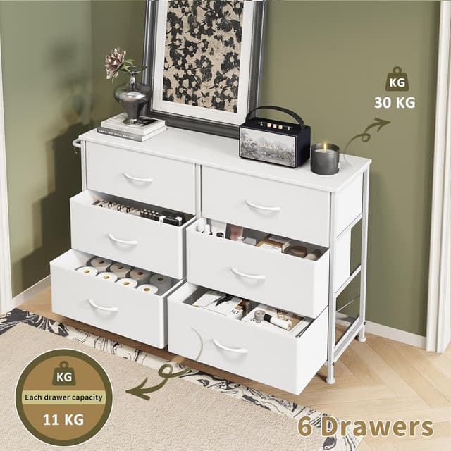 Detalle 1 de Leader Accessories chest of drawers 6 drawers