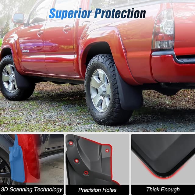 Thumbnail 2 de Nilight Mud Flaps for Toyota Tacoma 2016-2023