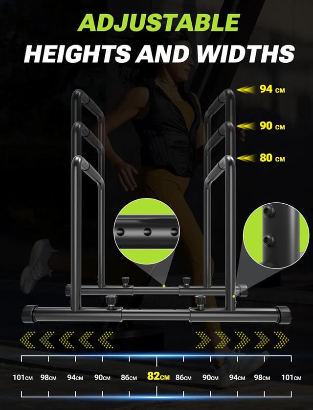 Thumbnail 2 de YOLEO Adjustable Dip Bars 500 kg dip station 💪